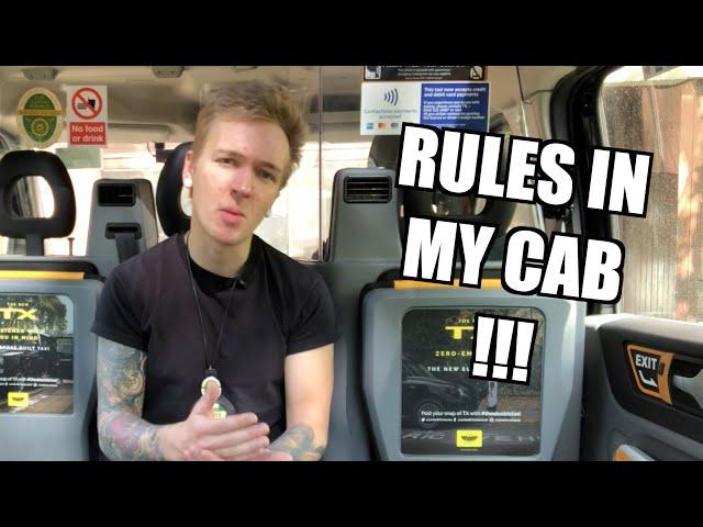 Rules In My Cab