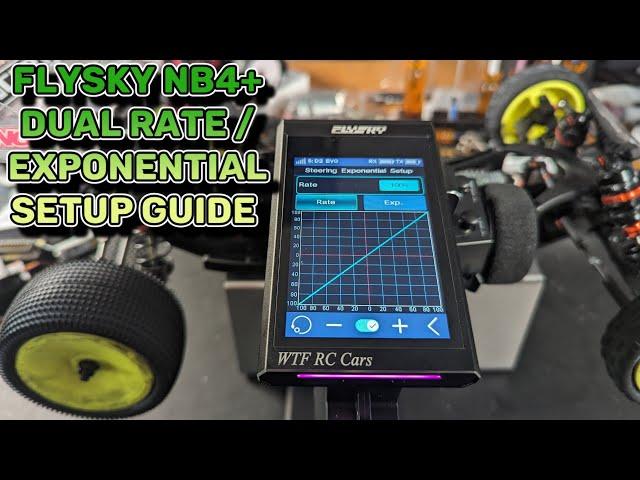 Flysky NB4+ Dual rate and exponential setup guide