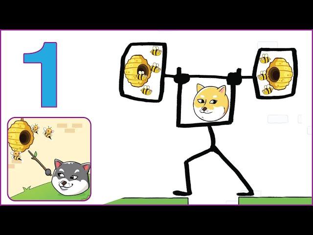 Doge Rescue Game - Draw To Save: Gameplay Walkthrough (iOS,Android) Part 1 - Gymer