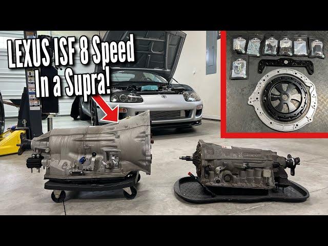 8 Speed ISF AA80E Trans Swapped into MK4 Supra Using DomiWorks Adapter  (How To Install Part.1)