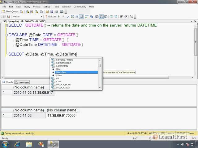 Overview of SQL Server Data Types: Date and Time