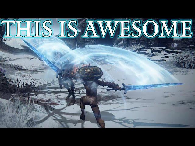 Elden Ring Mods - Dual Wielding Dark Moon Greatsword is OVERPOWERED