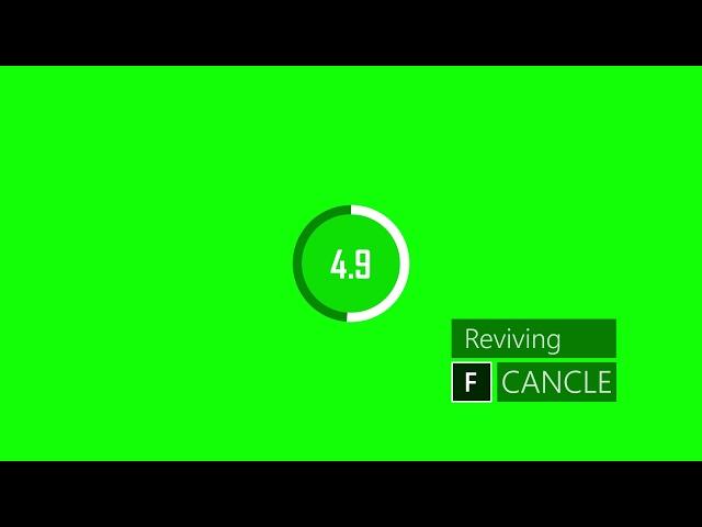 PUBG revive green screen (template download)