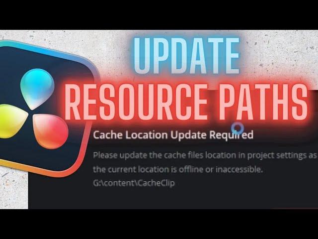 RESOURCE PATHS | Davinci Resolve | TUTORIAL