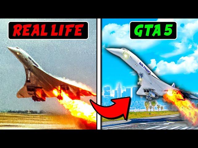 Recreating Real Life AIRPLANE CRASHES in GTA 5 (Movie)