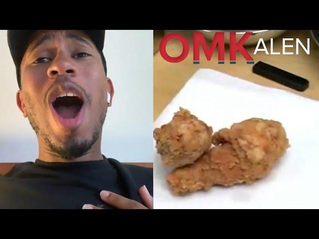 'OMKalen': Kalen Reacts to Unseasoned Fried Chicken