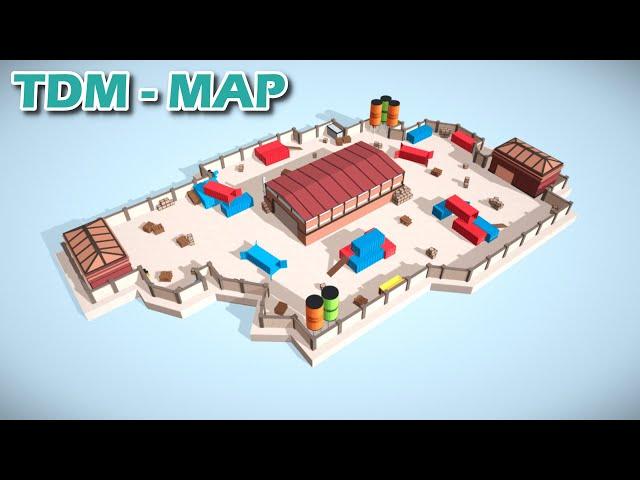 TDM-Game Map modeling #blender #war #360video