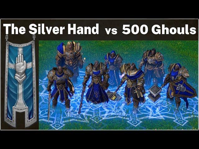 The Silver Hand vs 500 Ghouls | Warcraft 3 Reforged Beta