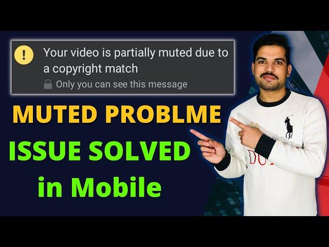 How to Fix Your Video is partially Muted Due to Copyright Match Issue in Facebook in Mobile