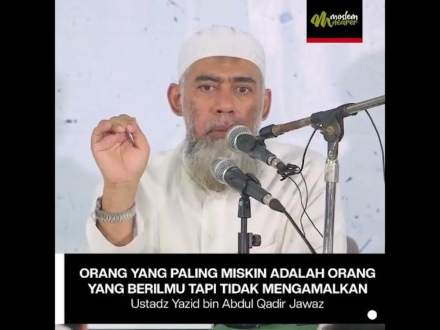 ORANG YANG PALING MISKIN - Ustadz Yazid bin Abdul Qadir Jawaz