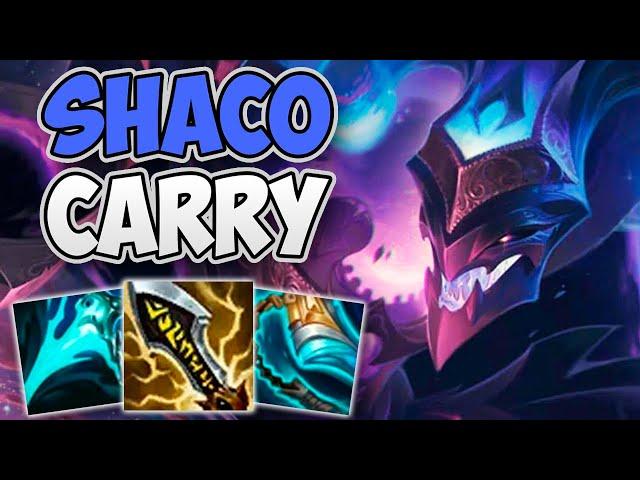 THIS IS HOW YOU CARRY HIGH ELO WITH SHACO | CHALLENGER SHACO JUNGLE GAMEPLAY | Patch 11.16 S11