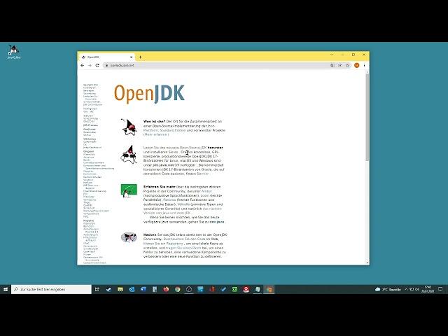 Installation vom Java-Editor inkl.  Java OpenJDK