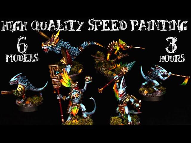 Become a SPEED PAINTING Master! Direchasm Seraphon