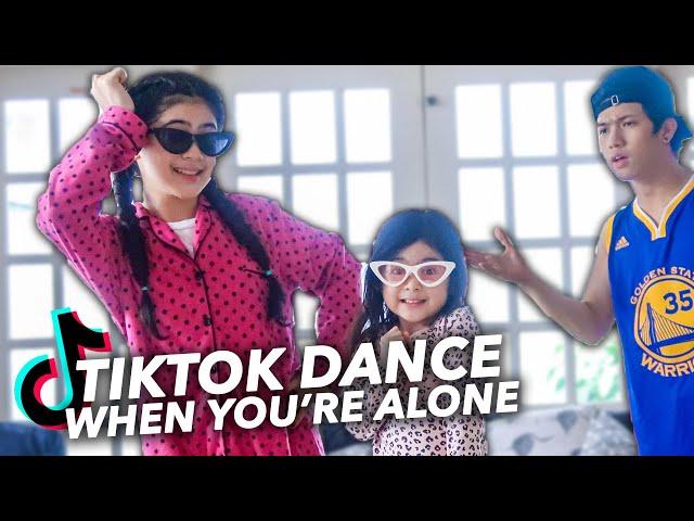 ME AT HOME Learning TikTok DANCE | Ranz and niana ft natalia