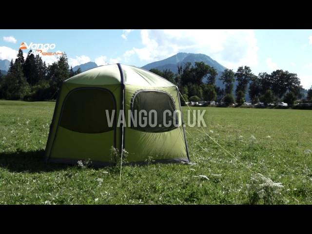 Vango Family AirBeam Tents - AirHub Hex - filmed 2017