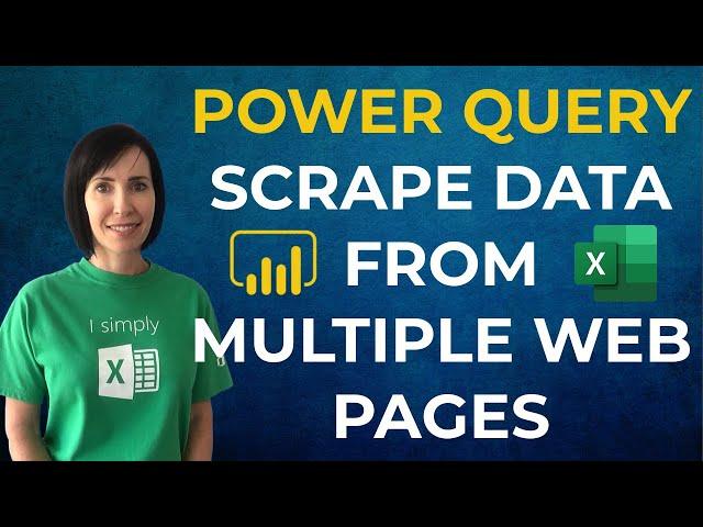 Scrape Data from Multiple Web Pages with Power Query