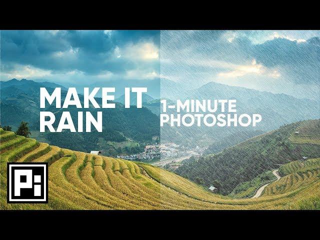 Rain Effect in Less Than 1 Minute with Photoshop