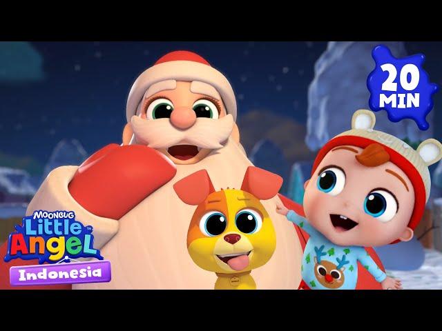 Jinggle Bell Sepanjang Malam Natal | Little Angel Bahasa Indonesia | Kartun dan Lagu Anak