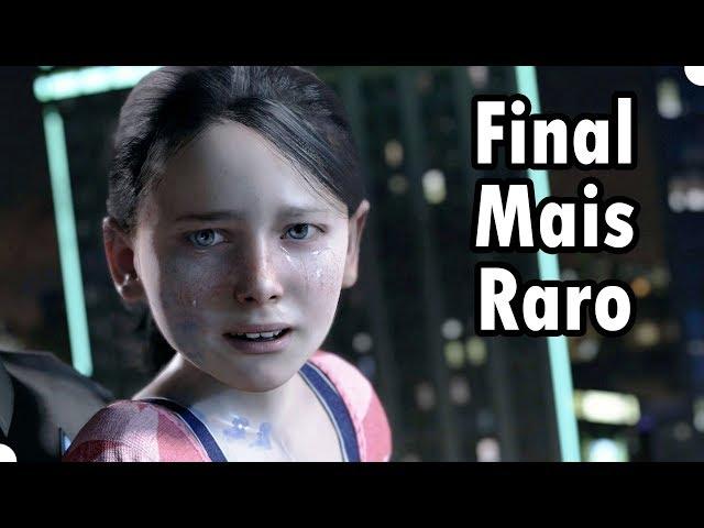 O Final Mais Raro na Demo de DETROIT BECOME HUMAN - Gameplay em Português PT BR no PS4 Pro