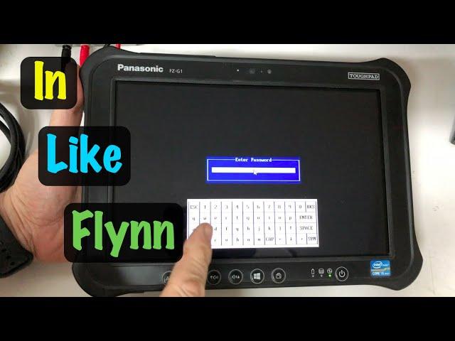 How to Clear / Remove Lost BIOS Password ~ Panasonic ToughPad FZ-G1 FZ-G1(A) MK1 Tablet