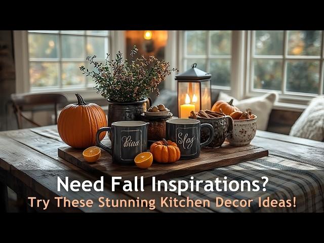 Looking for Fall Kitchen Decor Ideas? Try These Cozy Tips for Your Dining Space!