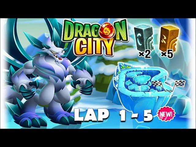 Dragon City: High Snow Dragon | Heroic Race LAP 1 - 5 COMPLETED