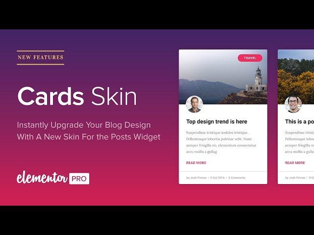 Introducing Cards Skin: Instantly Upgrade Your Blog Design