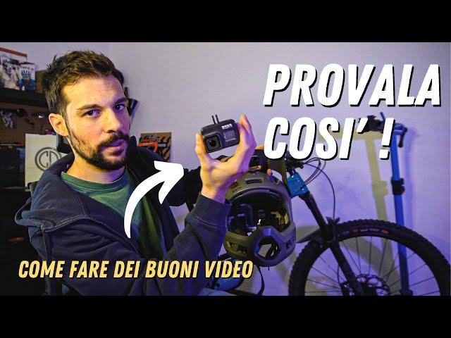 USARE BENE L'ACTION CAM IN MOUNTAIN BIKE - Guida semplice e per tutti!!