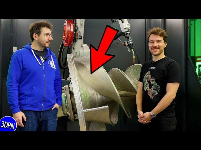 GIANT METAL 3D Printing! MX3D // Formnext 2024