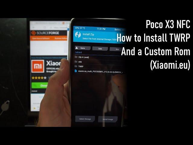 How to install TWRP and Xiaomi.EU (Custom Rom) on your Poco X3 NFC (English)