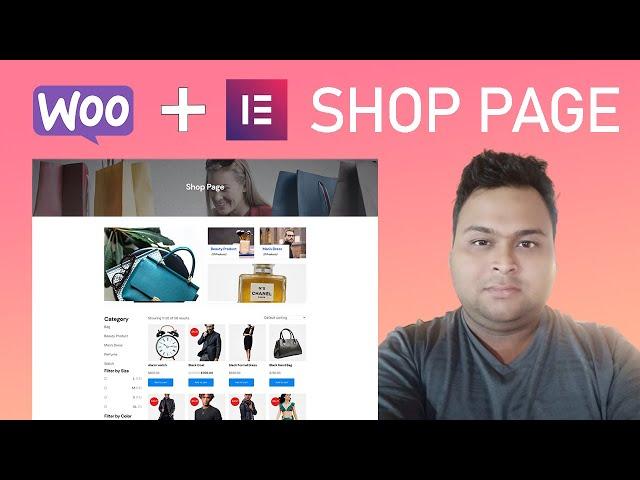 How to edit woocommerce shop page with elementor - Elementor shop page customization