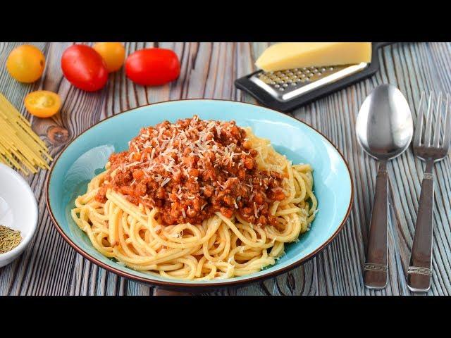 Спагетти БОЛОНЬЕЗЕ  Итальянская КУХНЯ  Bolognese ricetta