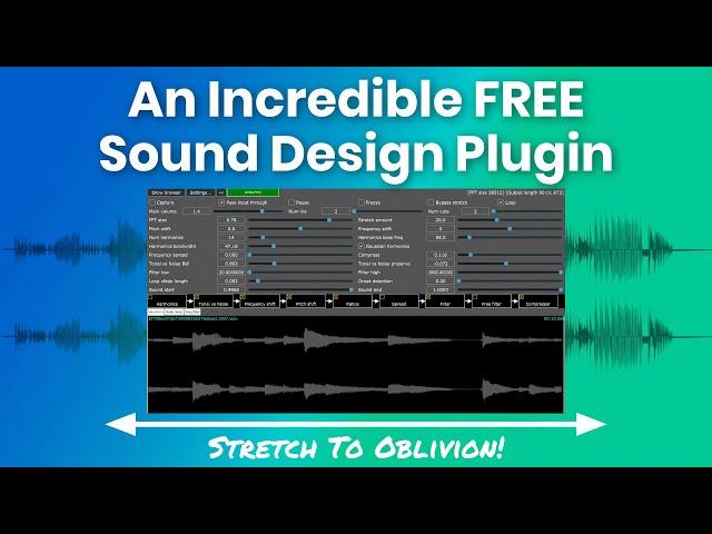 Want A Neat FREE Plugin For Sound Design?  | Meet PaulStretch