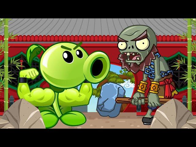 Мощный Горохострел и зомби с кувалдой. РАСТЕНИЯ против ЗОМБИ 2 или PLANTS vs ZOMBIES 2. Серия 214