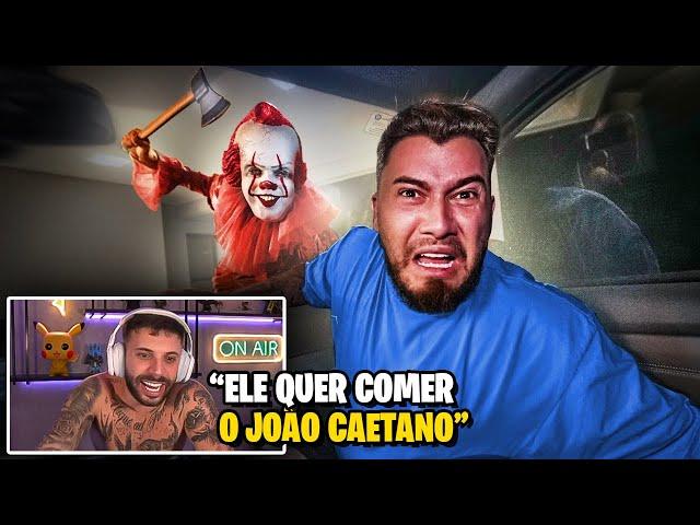 O João Caetano Ficou PRESO com o PALHAÇO ASSASSINO no Carro!!