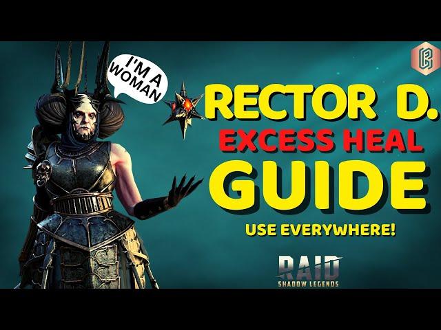 CRAZY HEALER Build - Rector Drath Complete Champion Guide & Masteries | Raid: Shadow Legends