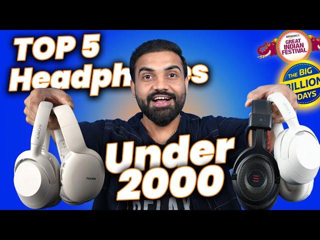 Top 5 Wireless Headphones Under 2000 in Flipkart BBD Sale || Headphone under 2k