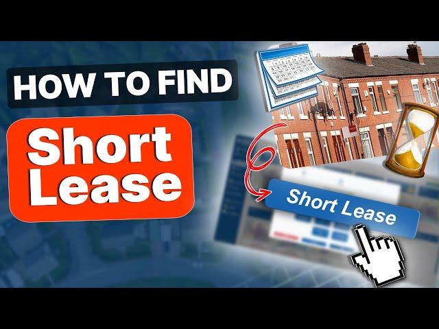  How to Find Short Lease DEALS | Property Filter