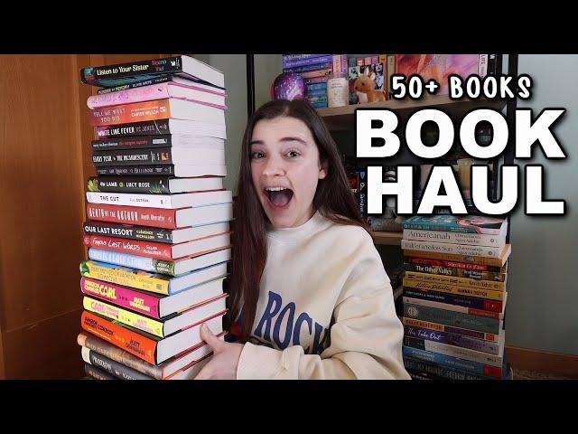 50+ book haul ️‍ [lots of new release books and thrillers!!]