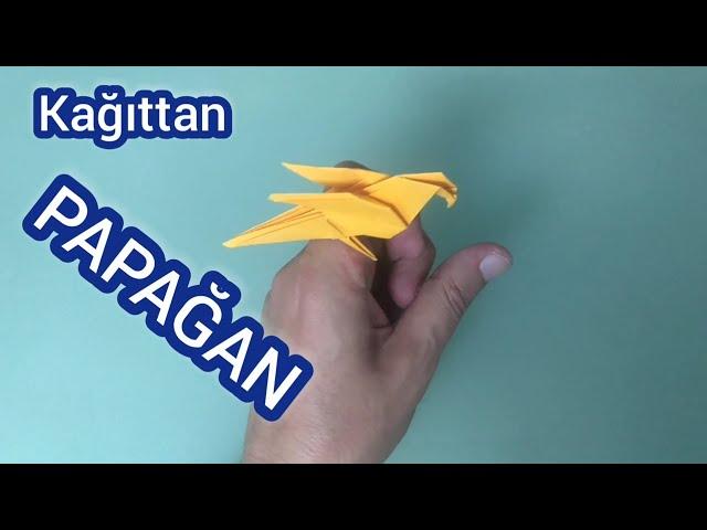 Origami Easy to Make Paper Parrot Kağıttan PAPAĞAN Yapılışı kolay #keşfet #parrot