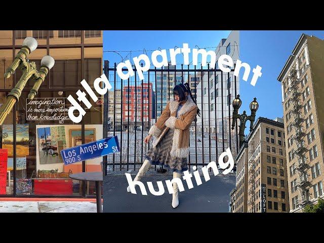 DTLA APARTMENT HUNTING // touring 8 lofts + including prices!!!