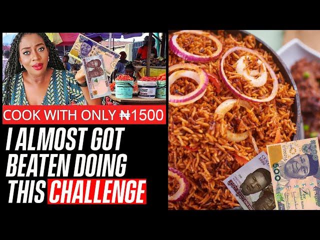  I TRIED THE #sisiyemmie #cookwith1500 CHALLENGE  @SisiYemmieTV