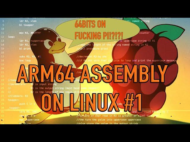 ARM64 Assembler on Pi4 (part1)