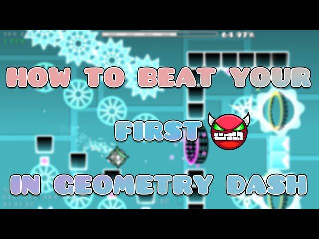 Tutorial | How to beat your first demon in Geometry Dash [2022]