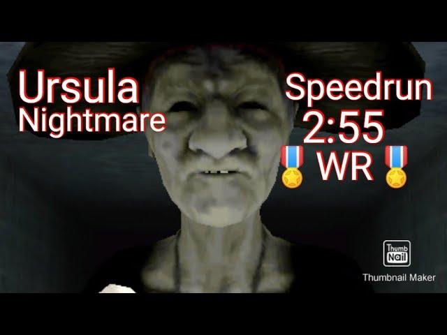 Eyes the horror game (Ursula nightmare speedrun mansion) 2:55 WR