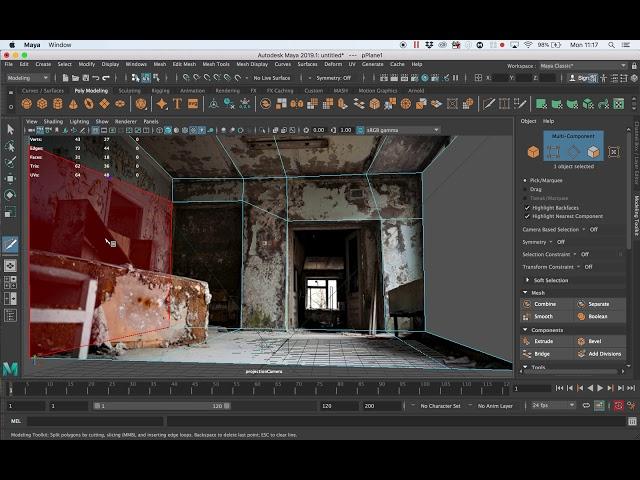 projection mapping in Maya part 1 of 3