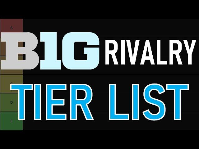 Let's Rank the Big Ten's Rivalries