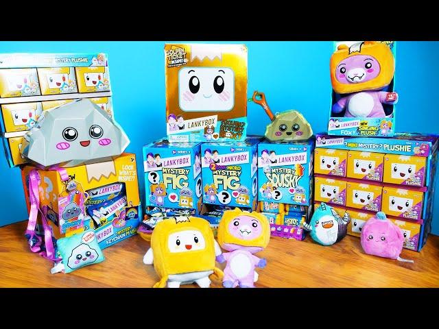 FOXY & BOXY UNBOX ALL NEW LANKYBOX TOYS! (LankyBox Plushie Adventure!)