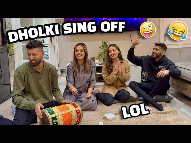 DHOLKI SING OFF WITH 3SA | **WARNING** WRONG LYRICS OFTEN USED 