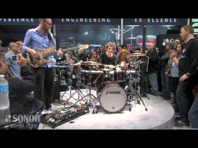 SONOR @ NAMM 2013 Jojo Mayer Drumming